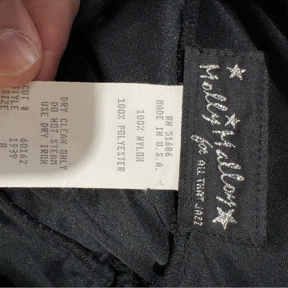 Vintage Molly Malloy Size S Black Sweetheart Cocktail Dress - Picture 10 of 12